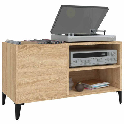 Record Cabinet Sonoma Oak 84.5x38x48 cm Engineered Wood