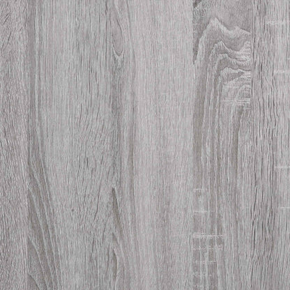 Record Cabinet Grey Sonoma 84.5x38x48 cm Engineered Wood