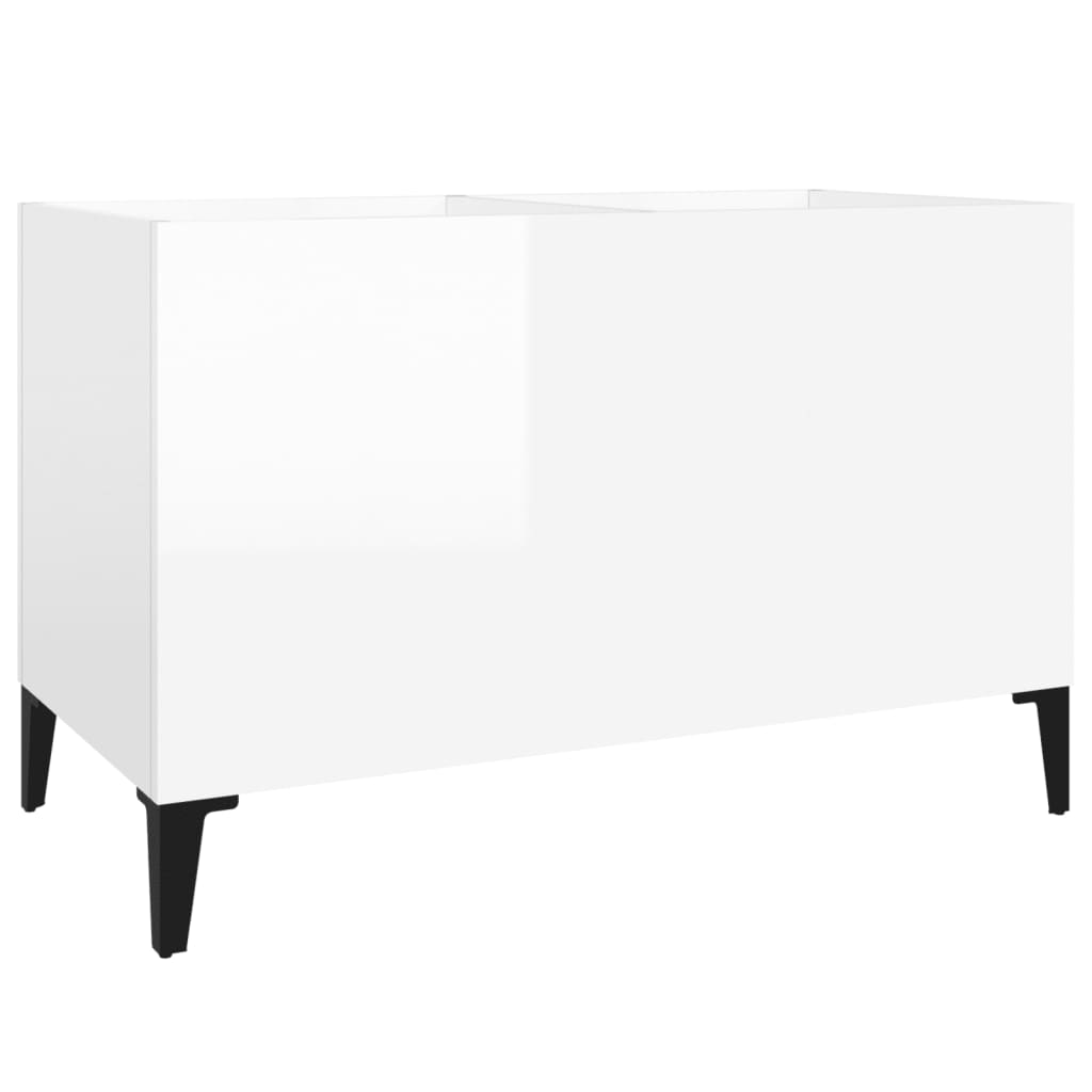Record Cabinet | High-gloss white | Engineered wood, metal | Medium