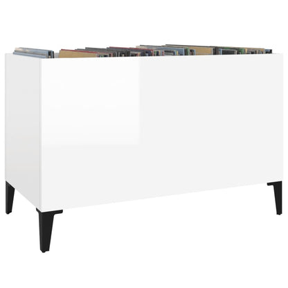 Record Cabinet | High-gloss white | Engineered wood, metal | Medium