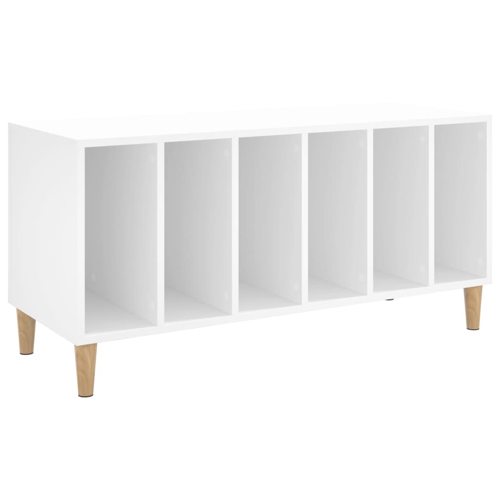 Record Cabinet | White | Engineered wood | 100x38x48 cm | Record Cabinet