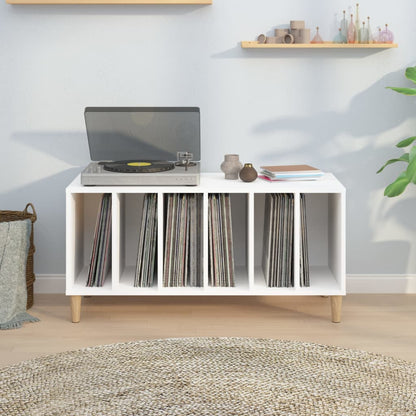 Record Cabinet | White | Engineered wood | 100x38x48 cm | Record Cabinet