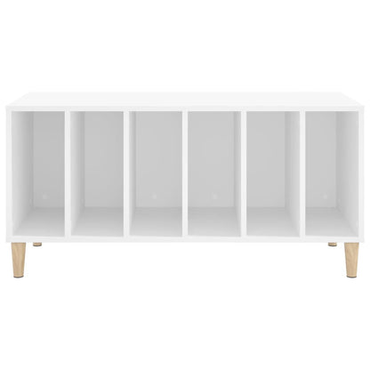 Record Cabinet | White | Engineered wood | 100x38x48 cm | Record Cabinet