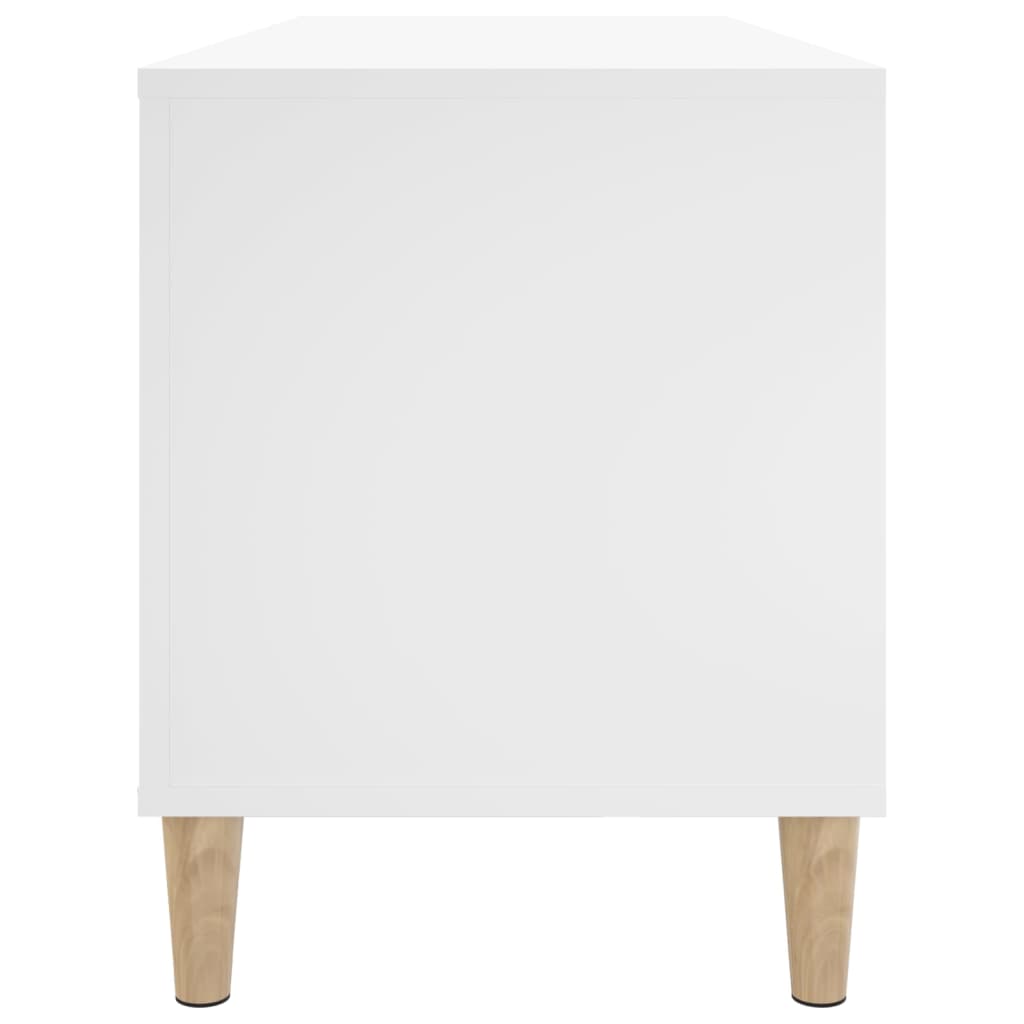 Record Cabinet | White | Engineered wood | 100x38x48 cm | Record Cabinet