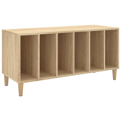 Record Cabinet | Sonoma oak | Engineered wood | Medium | Record Cabinet