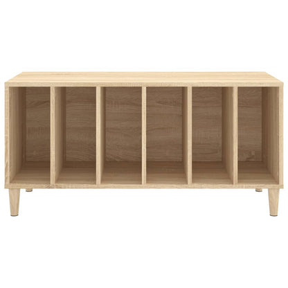 Record Cabinet | Sonoma oak | Engineered wood | Medium | Record Cabinet