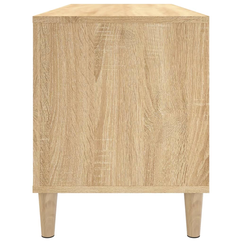 Record Cabinet | Sonoma oak | Engineered wood | Medium | Record Cabinet