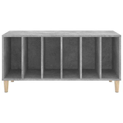 Record Cabinet | Concrete Grey | Engineered wood, solid eucalyptus wood