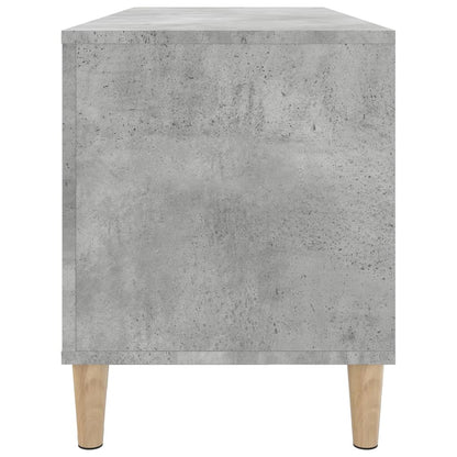 Record Cabinet | Concrete Grey | Engineered wood, solid eucalyptus wood