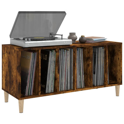 Record Cabinet | Smoked Oak | Engineered Wood | Medium | Record Cabinet