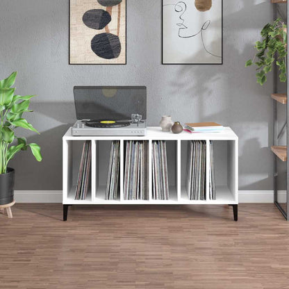 Record Cabinet | White | Engineered wood, metal | Medium | Record Cabinet