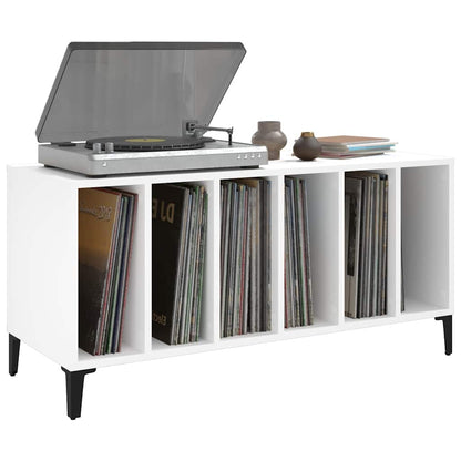 Record Cabinet | White | Engineered wood, metal | Medium | Record Cabinet
