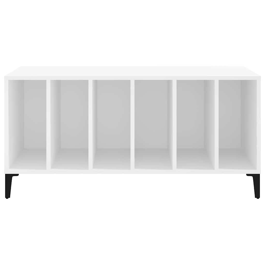 Record Cabinet | White | Engineered wood, metal | Medium | Record Cabinet