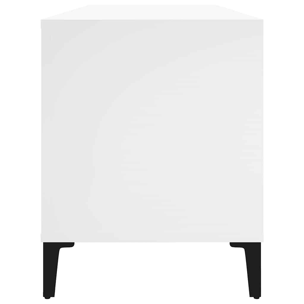 Record Cabinet | White | Engineered wood, metal | Medium | Record Cabinet