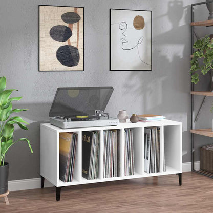 Record Cabinet | White | Engineered wood, metal | Medium | Record Cabinet