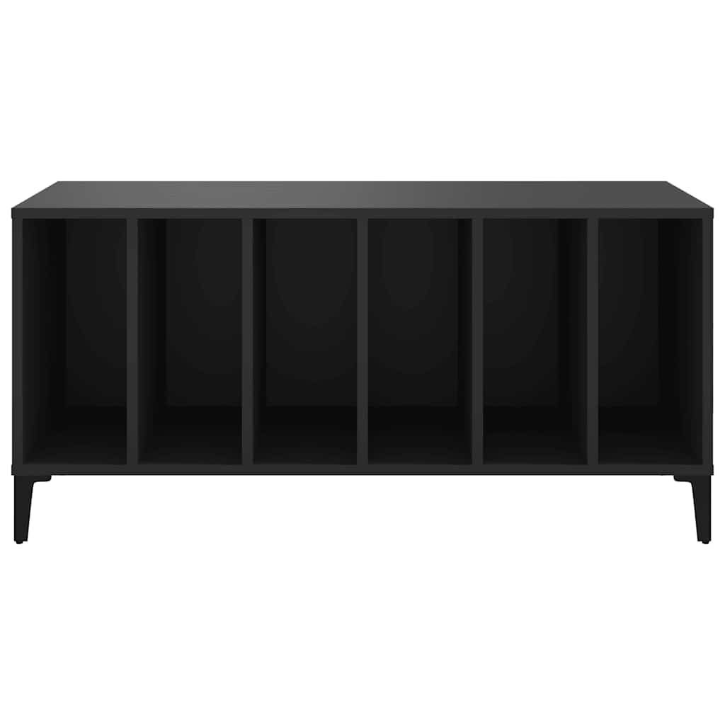 Record Cabinet | Black | Engineered wood, metal | Medium | Record Cabinet