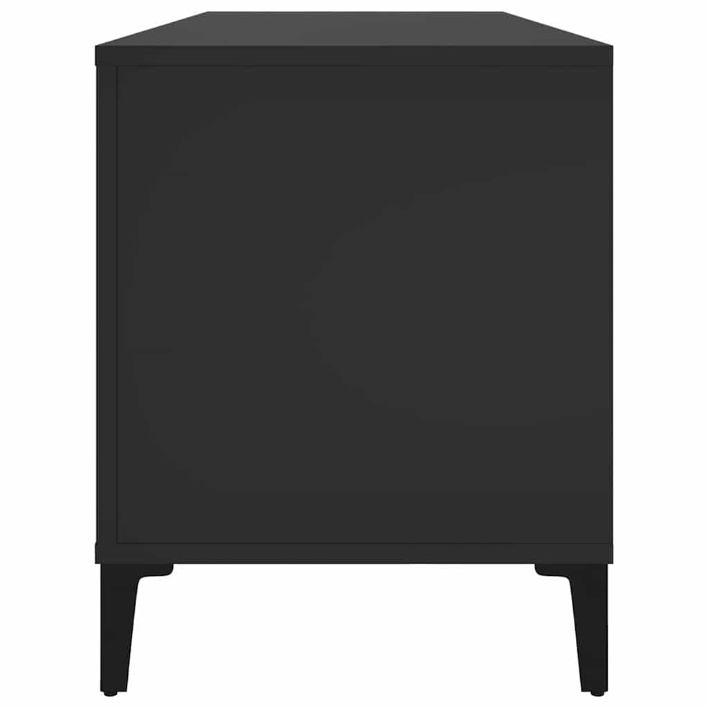 Record Cabinet | Black | Engineered wood, metal | Medium | Record Cabinet