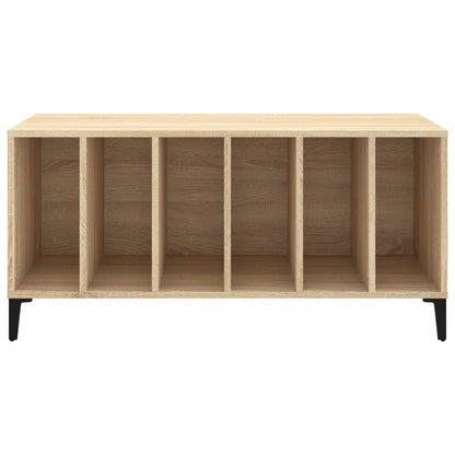 Record Cabinet | Sonoma Oak | Engineered Wood, Metal | Medium | Cabinet