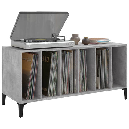 Record Cabinet | Concrete grey | Engineered wood, metal | Record Cabinet