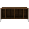 Record Cabinet Brown Oak 100x38x48 cm Engineered Wood