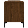 Record Cabinet Brown Oak 100x38x48 cm Engineered Wood