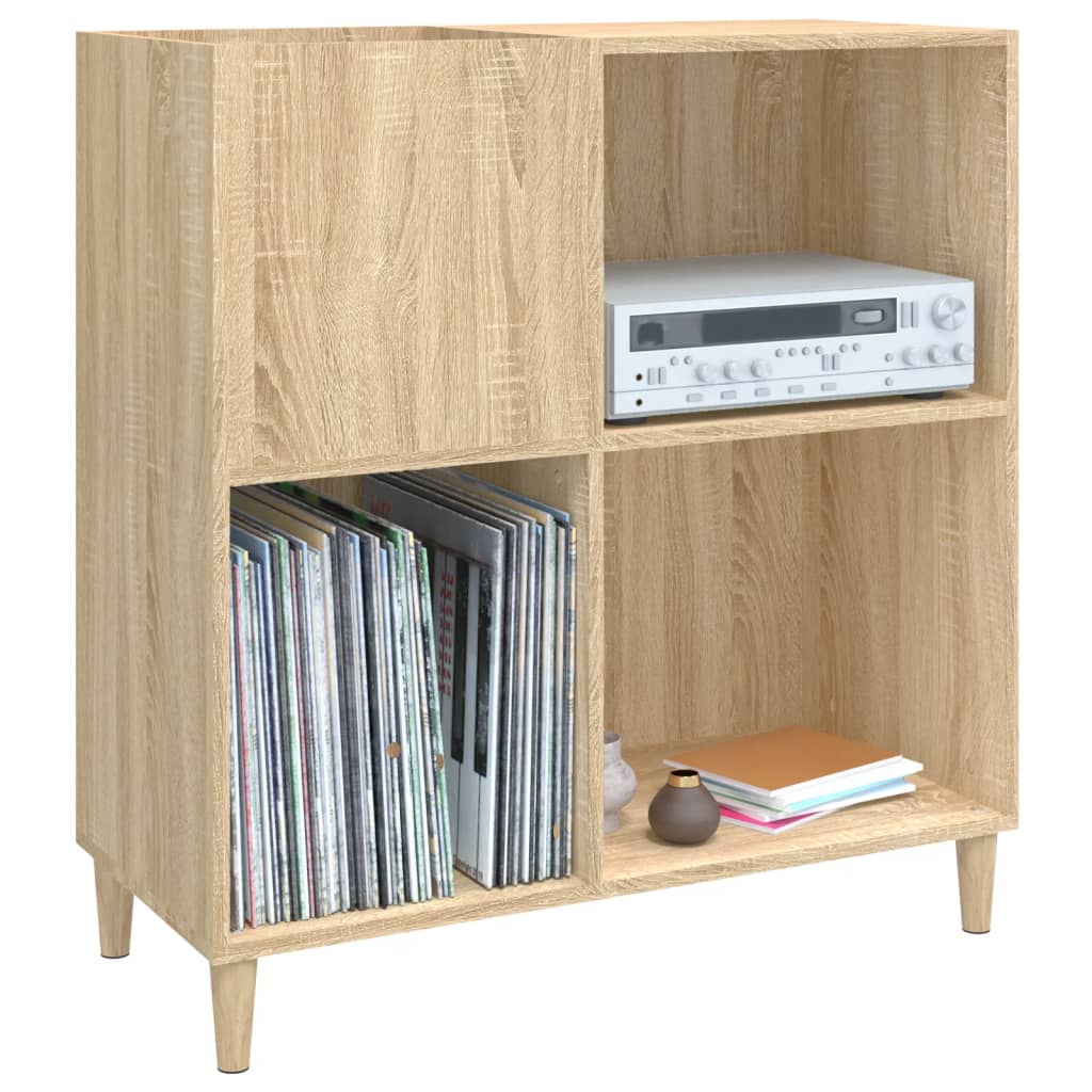 Record Cabinet Sonoma Oak 84,5x38x89 cm Engineered Wood