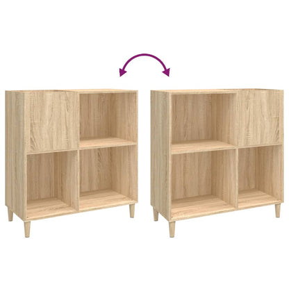 Record Cabinet Sonoma Oak 84,5x38x89 cm Engineered Wood