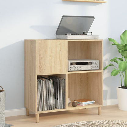 Record Cabinet Sonoma Oak 84,5x38x89 cm Engineered Wood