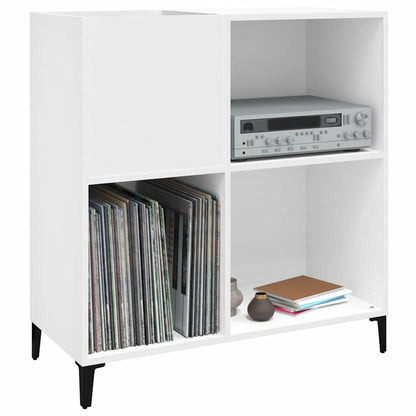 Record Cabinet | White | Engineered wood, metal | Medium