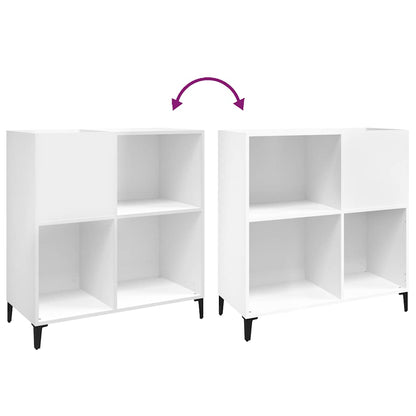Record Cabinet | White | Engineered wood, metal | Medium