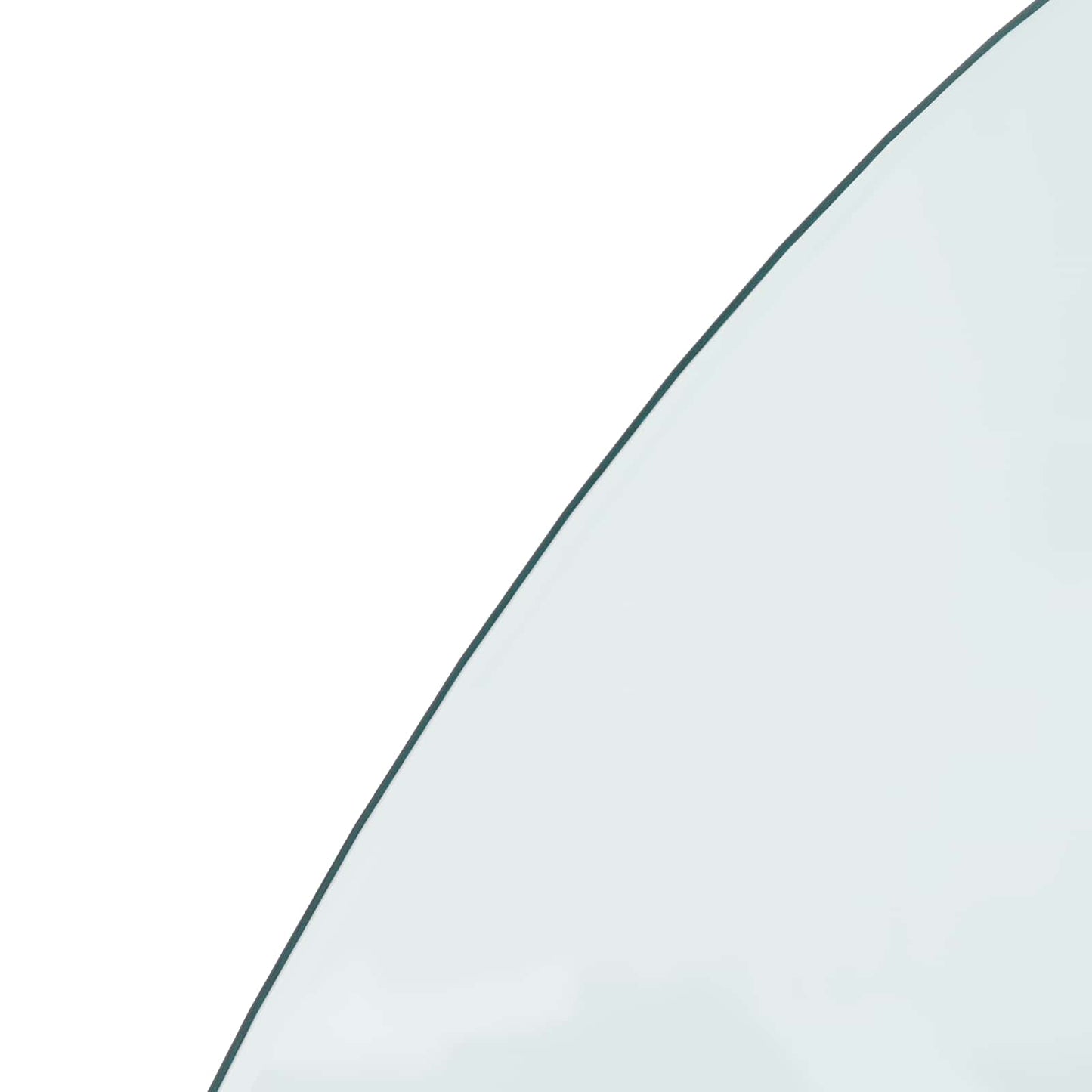 Fireplace Glass Plate Transparent 1200 x 600 mm Glass