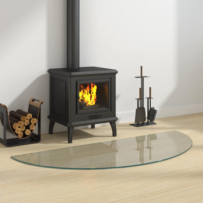 Fireplace Glass Plate Transparent 1200 x 500 mm Glass