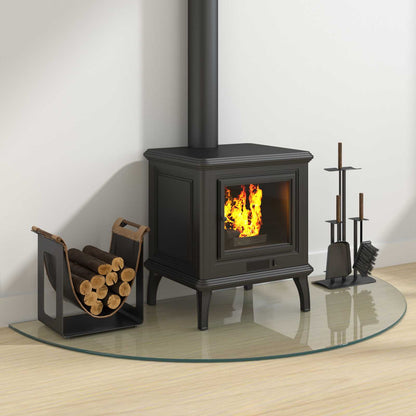 Fireplace Glass Plate Transparent 1200 x 600 mm Glass