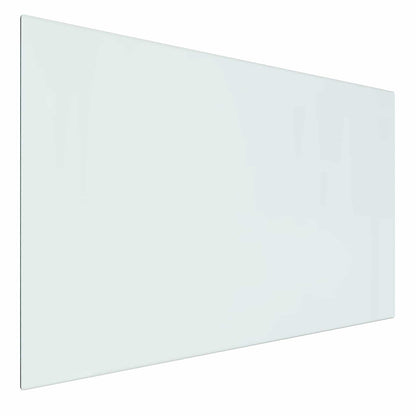 Fireplace Glass Plate Transparent 80 x 50 cm Glass