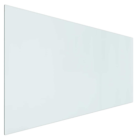 Fireplace Glass Plate Transparent 120 x 60 cm Glass