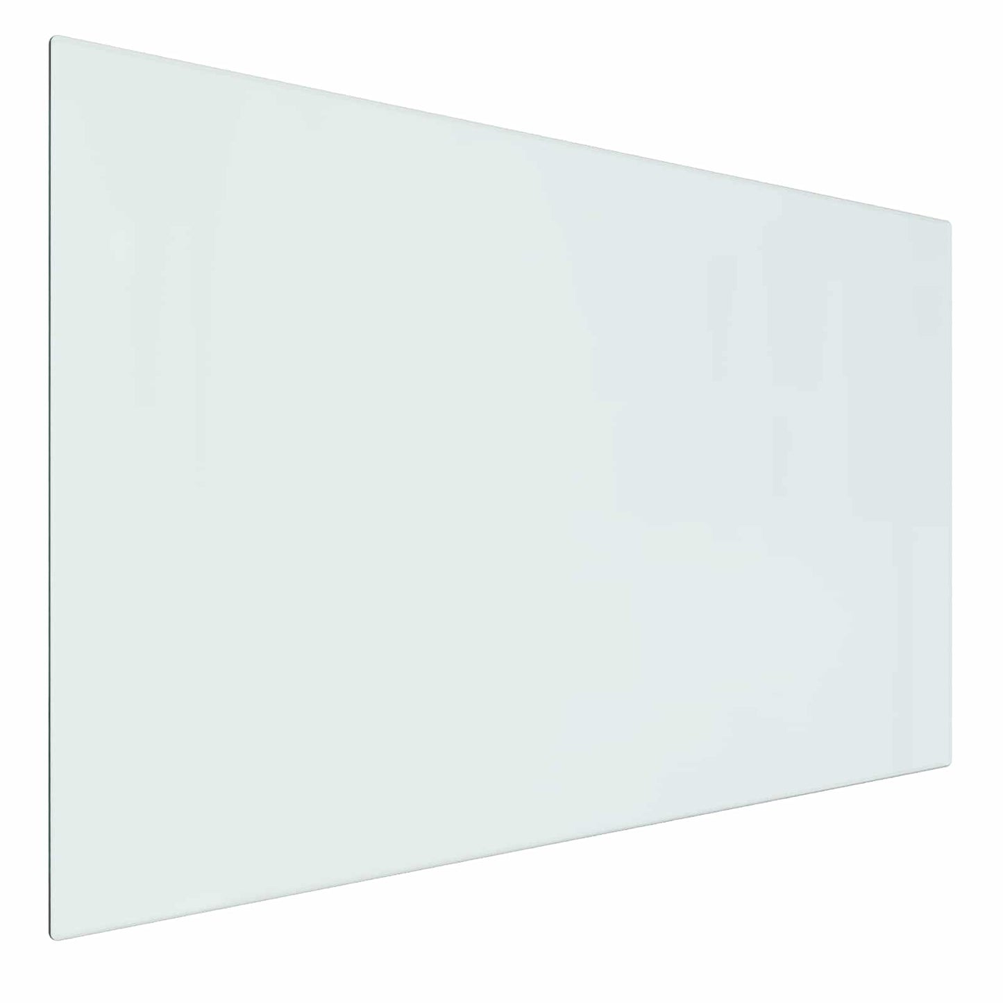Fireplace Glass Plate Transparent 80 x 50 cm Glass