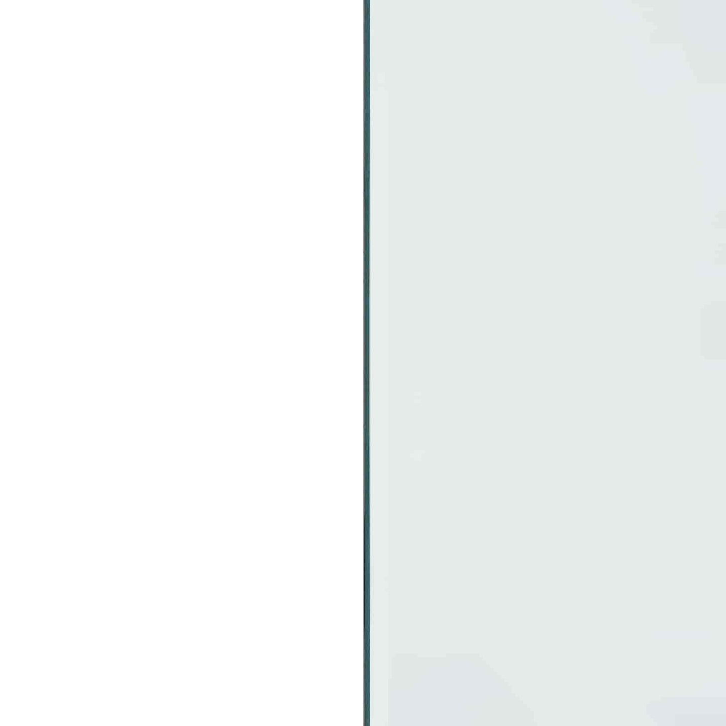Fireplace Glass Plate Transparent 39.37 x 19.69 in Glass
