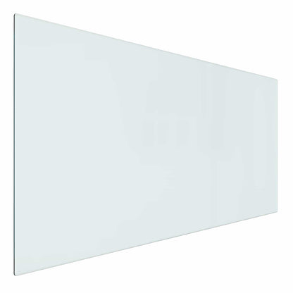 Fireplace Glass Plate Transparent 39.37 x 19.69 in Glass