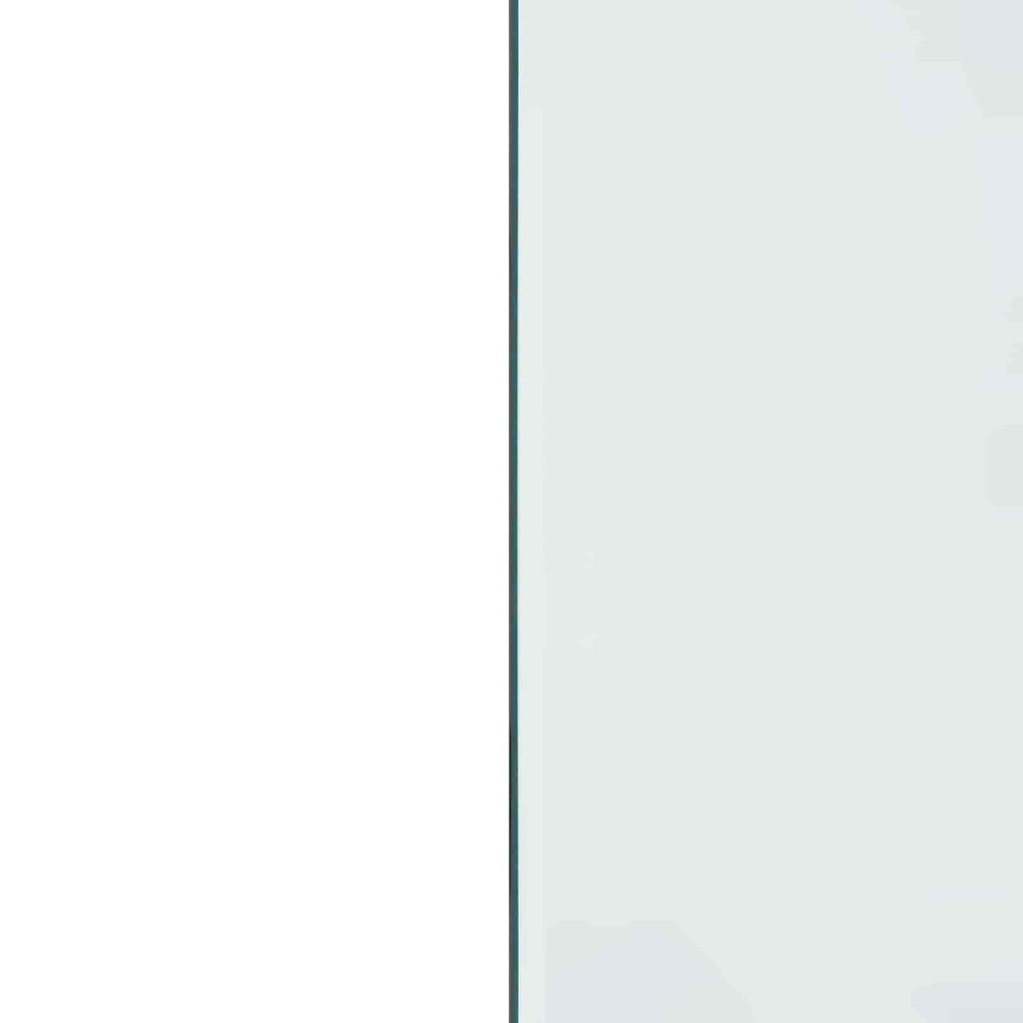 Fireplace Glass Plate Transparent 100 x 60 cm Glass