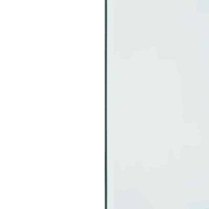 Fireplace Glass Plate Transparent 120 x 50 cm Glass