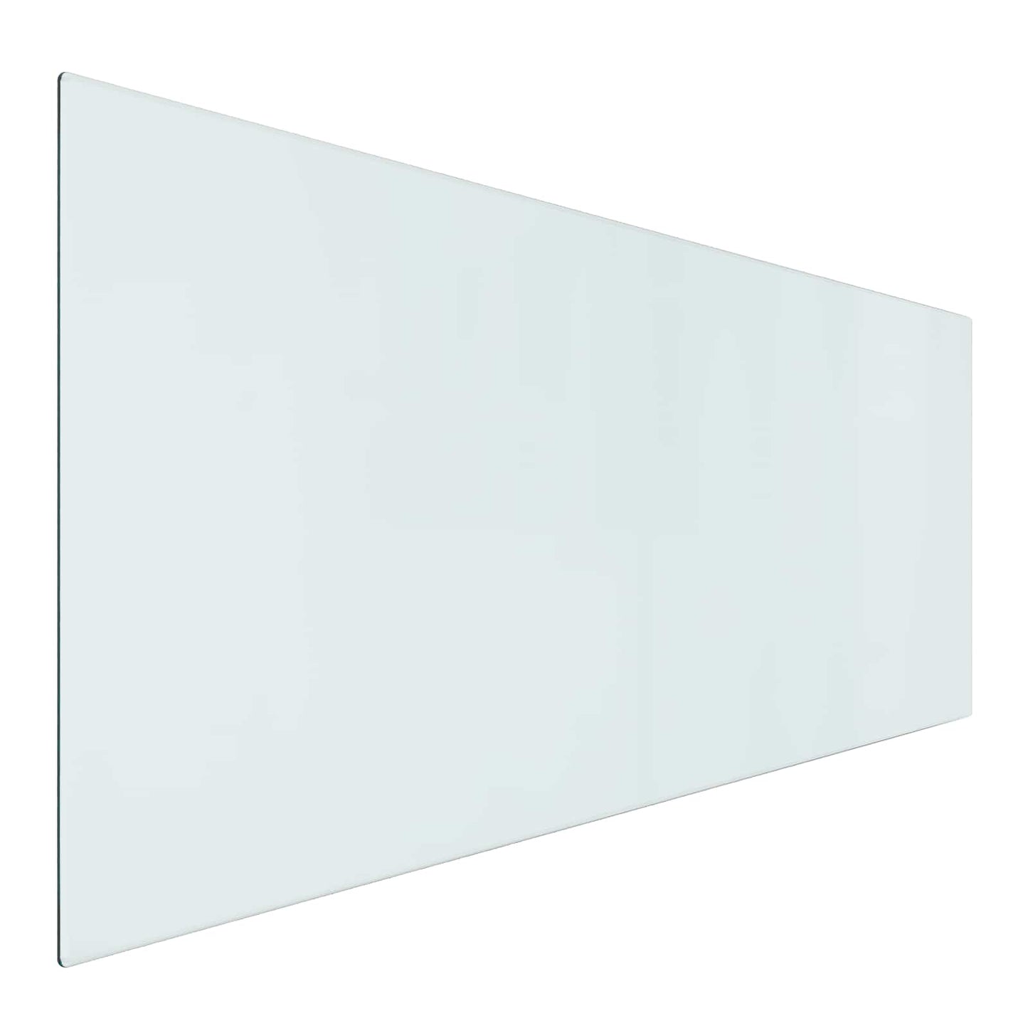 Fireplace Glass Plate Transparent 120 x 50 cm Glass