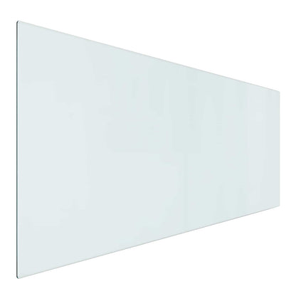 Fireplace Glass Plate Transparent 120 x 50 cm Glass