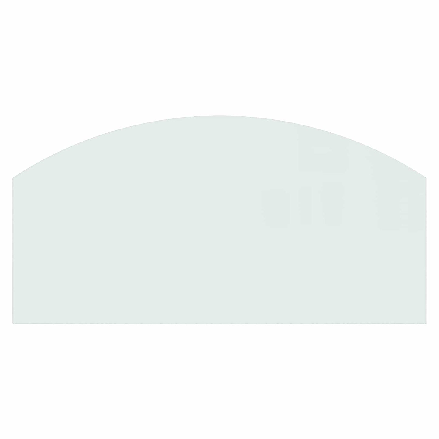 Fireplace Glass Plate Transparent 100 x 50 cm Glass