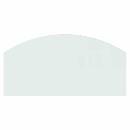 Fireplace Glass Plate Transparent 100 x 50 cm Glass