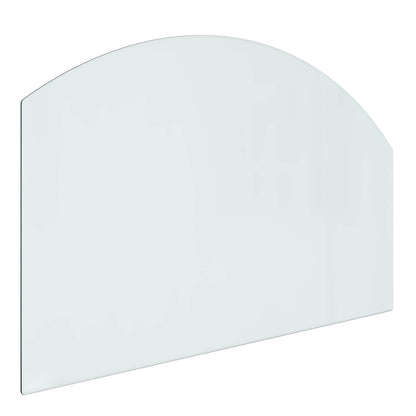 Fireplace Glass Plate Transparent 31.50 x 19.69 in Glass