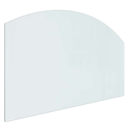 Fireplace Glass Plate Transparent 100 x 60 cm Glass