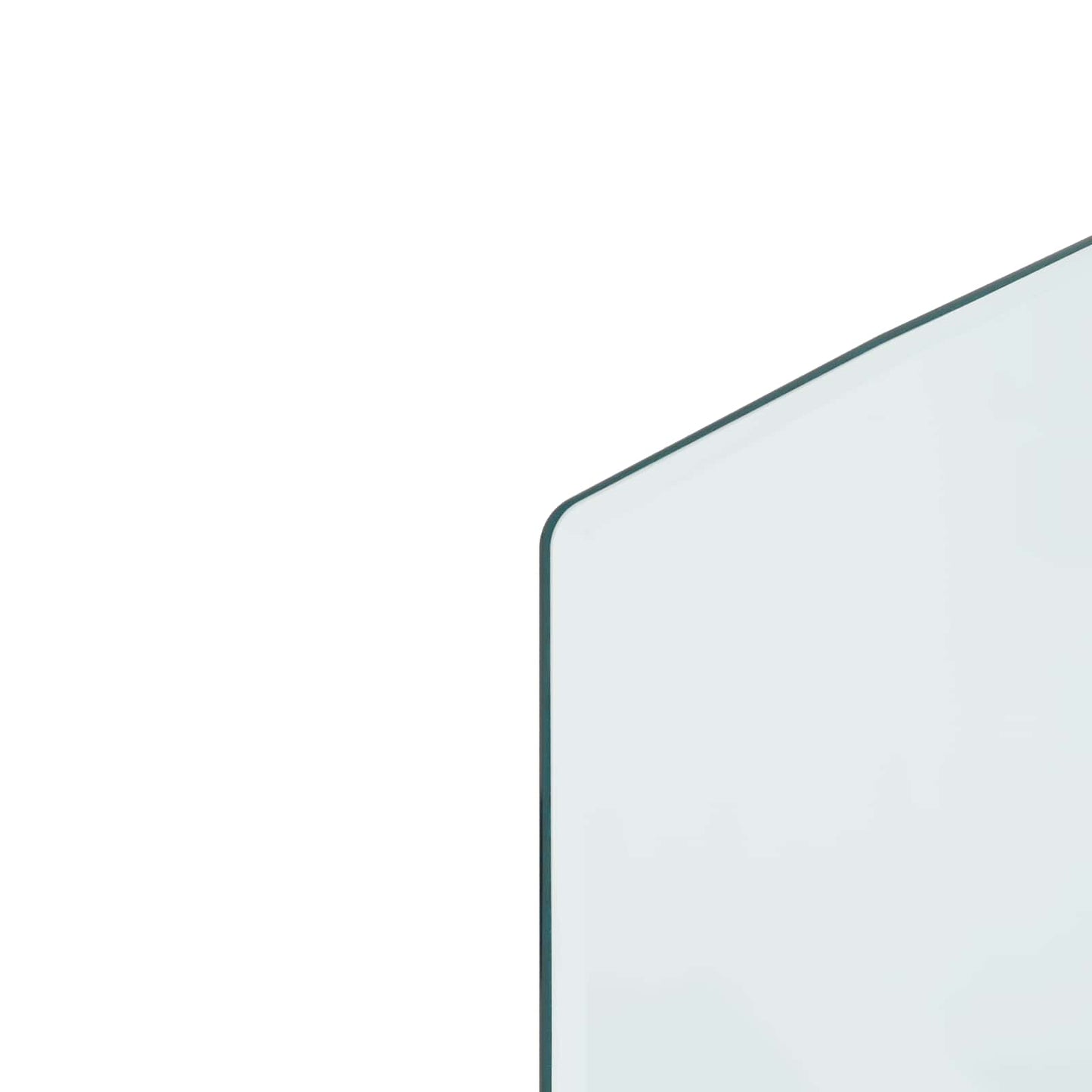 Fireplace Glass Plate Transparent 120 x 50 cm Glass