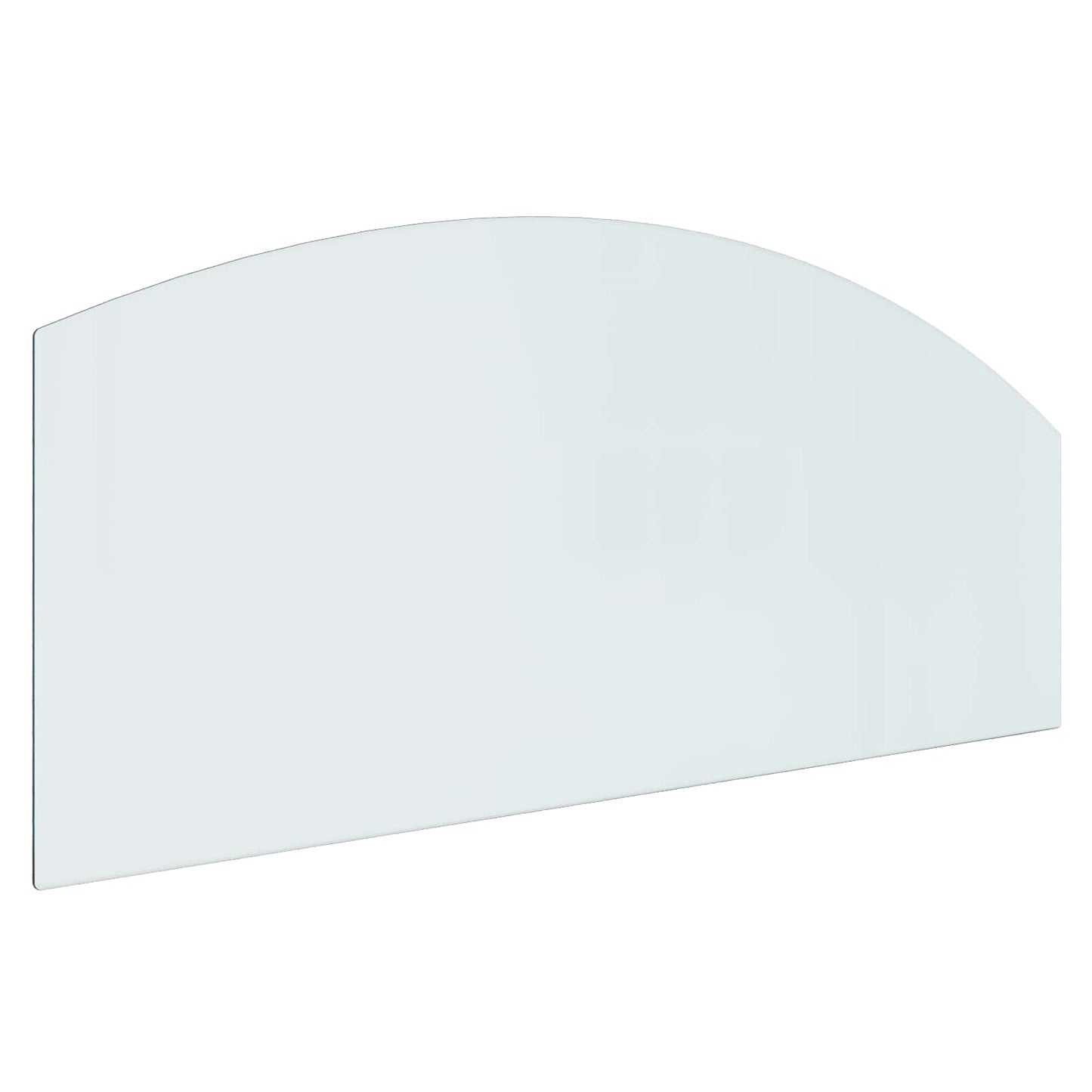 Fireplace Glass Plate Transparent 120 x 50 cm Glass