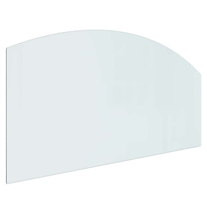 Fireplace Glass Plate Transparent 120 x 60 cm Glass