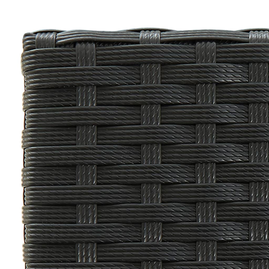 Garden Bar Set | Black | PE rattan | One Size | Ergonomic | Bar Table Set